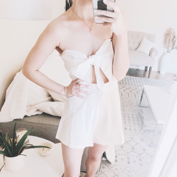 Re:named White Romper - Picture 3 of 7